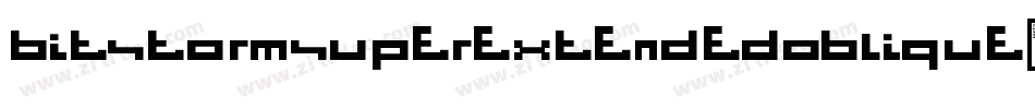 BitstormSuperextendedOblique-dX1l字体转换