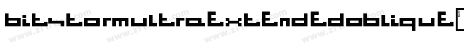 BitstormUltraextendedOblique-g483字体转换