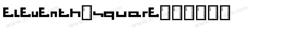 Eleventh-Square字体转换