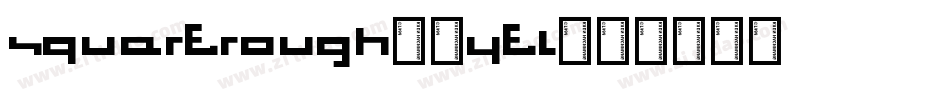 SquareRough-5yeL字体转换