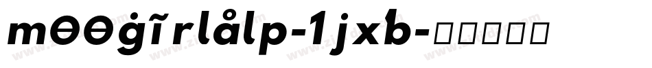 MoogirlAlp-1jXB字体转换