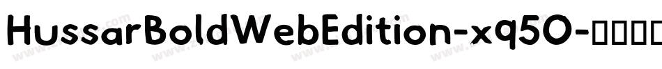 HussarBoldWebEdition-xq5O字体转换