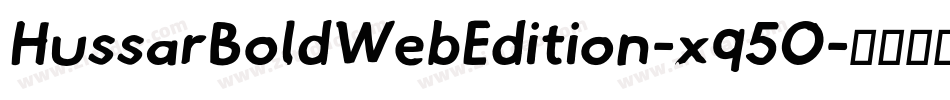 HussarBoldWebEdition-xq5O字体转换