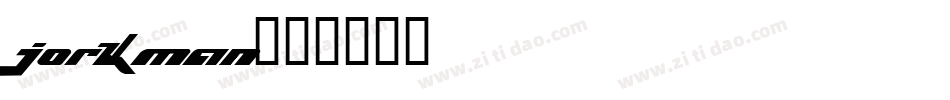 Jorkman字体转换