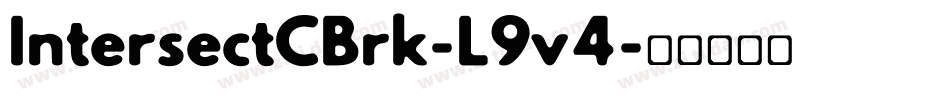 IntersectCBrk-L9v4字体转换