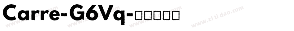 Carre-G6Vq字体转换