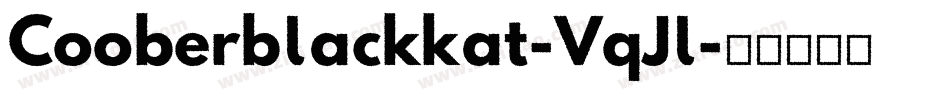 Cooberblackkat-VqJl字体转换