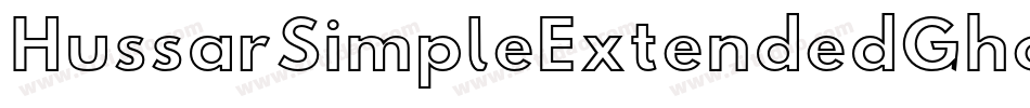 HussarSimpleExtendedGhost-BeyB字体转换