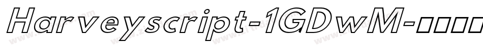 Harveyscript-1GDwM字体转换