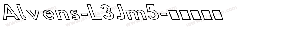 Alvens-L3Jm5字体转换