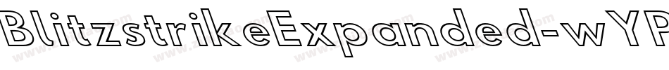 BlitzstrikeExpanded-wYP3字体转换