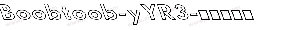 Boobtoob-yYR3字体转换
