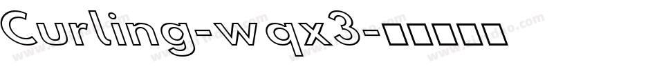 Curling-wqx3字体转换