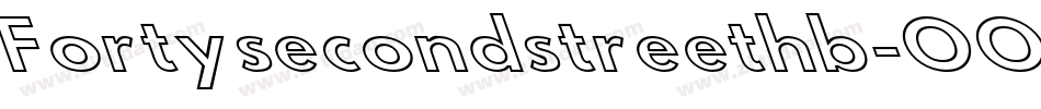 Fortysecondstreethb-OOE3字体转换