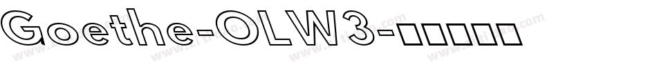 Goethe-OLW3字体转换