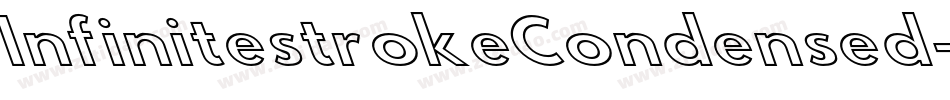 InfinitestrokeCondensed-ZVEK3字体转换