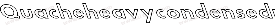 Quacheheavycondensedpersonal-X3Zmj字体转换