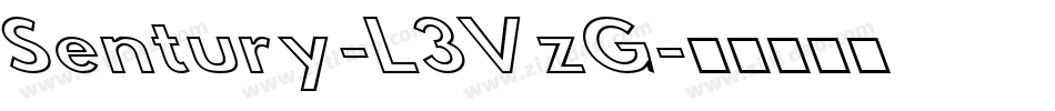 Sentury-L3VzG字体转换