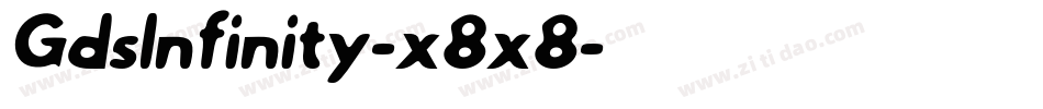 GdsInfinity-x8x8字体转换