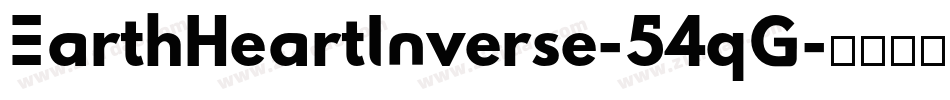 EarthHeartInverse-54qG字体转换
