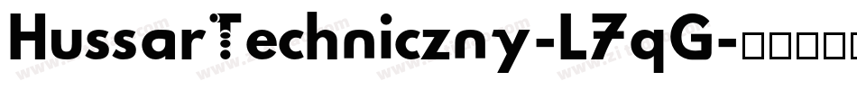 HussarTechniczny-L7qG字体转换