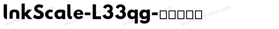 InkScale-L33qg字体转换