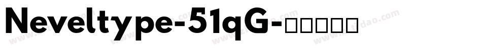 Neveltype-51qG字体转换
