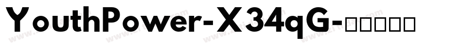 YouthPower-X34qG字体转换