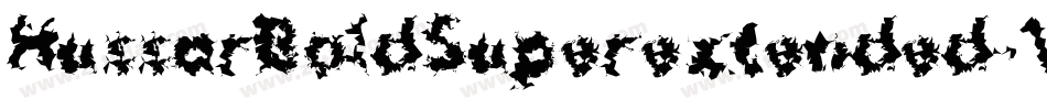 HussarBoldSuperextended-VJKx字体转换