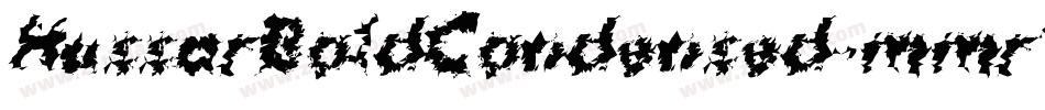 HussarBoldCondensed-mmrV字体转换