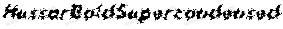 HussarBoldSupercondensed-AW7D字体转换