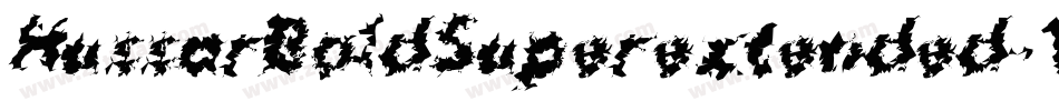 HussarBoldSuperextended-VJKx字体转换