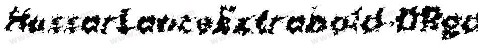 HussarLanceExtrabold-DRgd字体转换
