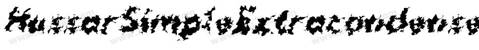 HussarSimpleExtracondensedGhostObliqueThree-M9zp字体转换