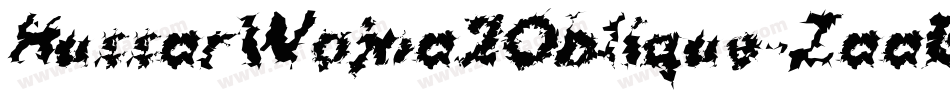 HussarWojna2Oblique-ZaaB字体转换