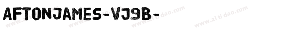 Aftonjames-VJ9B字体转换