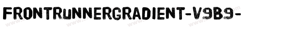 FrontRunnergradient-v9B9字体转换