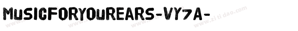 MusicForYourEars-vy7A字体转换