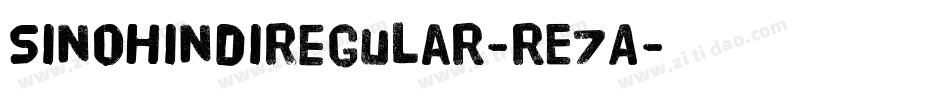 SinoHindiRegular-rE7A字体转换 SinoHindiRegular-rE7A字体转换