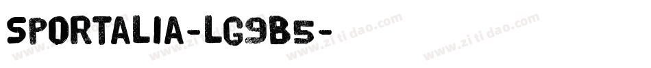 Sportalia-lg9B5字体转换 Sportalia-lg9B5字体转换