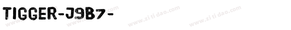 Tigger-j9B7字体转换 Tigger-j9B7字体转换