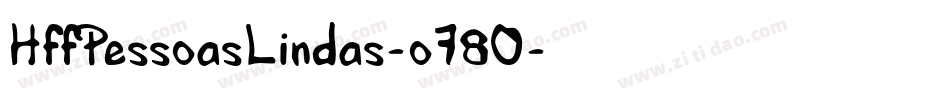 HffPessoasLindas-o780字体转换