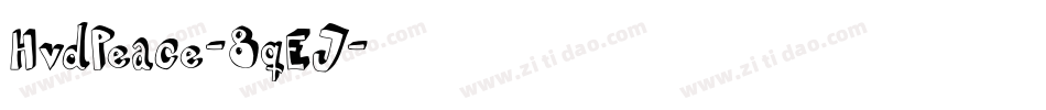 HvdPeace-8qEJ字体转换