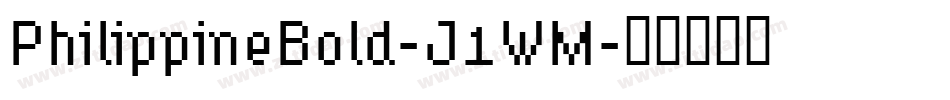 PhilippineBold-J1WM字体转换