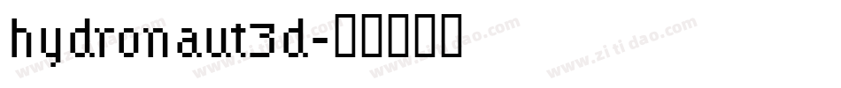hydronaut3d字体转换