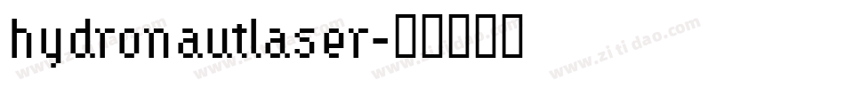hydronautlaser字体转换