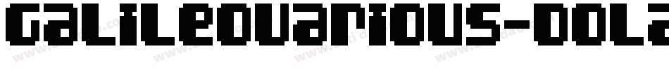 GalileoVarious-DOLaR字体转换