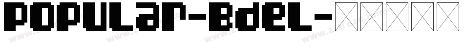 PopULar-Bdel字体转换