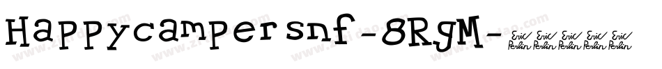 Happycampersnf-8RgM字体转换