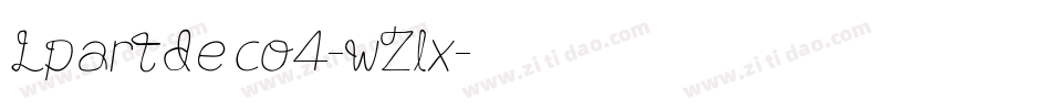Lpartdeco4-wZlx字体转换